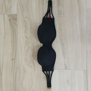 Victoria's Secret 34D black strapless bikini top